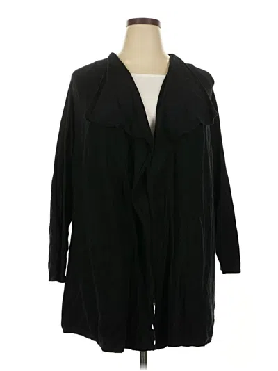 Pre-owned Alfani Cardigan Sweater In Black