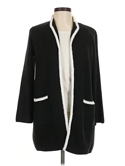 Pre-owned Alfani Cardigan Sweater In Black