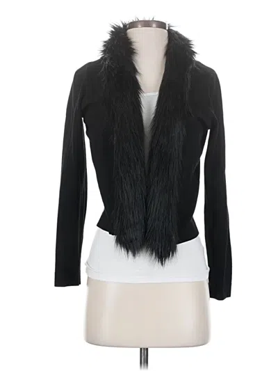 Pre-owned Alfani Cardigan Sweater In Black