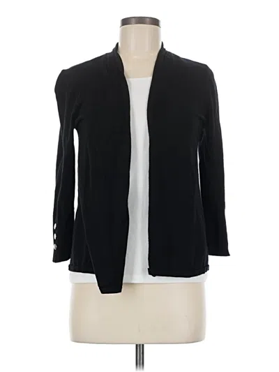 Pre-owned Alfani Cardigan Sweater In Black