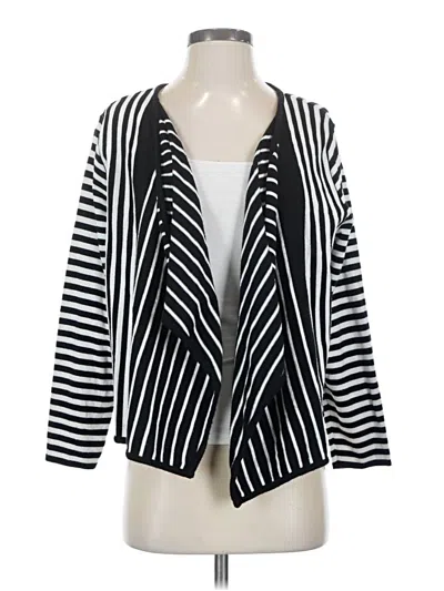 Pre-owned Alfani Cardigan Sweater In Black