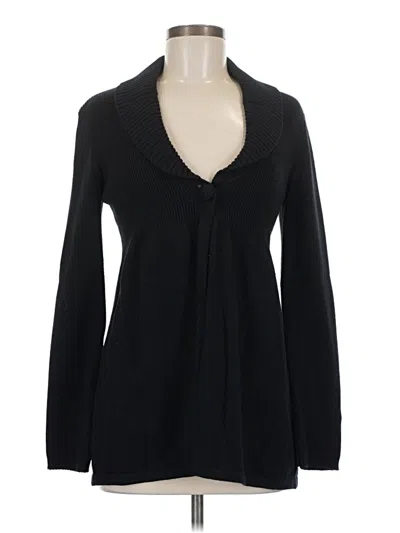 Pre-owned Alfani Cardigan Sweater In Black