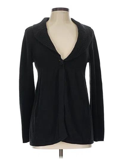 Pre-owned Alfani Cardigan Sweater In Black