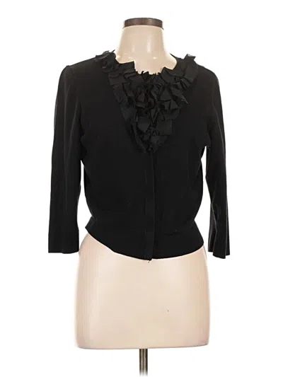 Pre-owned Alfani Cardigan Sweater In Black
