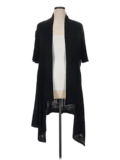 Pre-owned Alfani Cardigan Sweater In Black