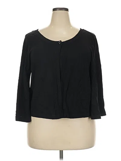 Pre-owned Alfani Cardigan Sweater In Black