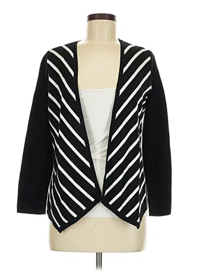 Pre-owned Alfani Cardigan Sweater In Black