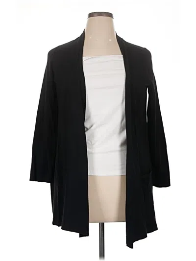 Pre-owned Alfani Cardigan Sweater In Black