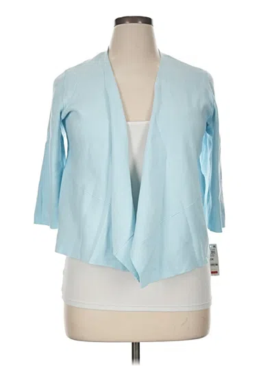 Pre-owned Alfani Cardigan Sweater In Blue
