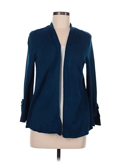 Pre-owned Alfani Cardigan Sweater In Blue