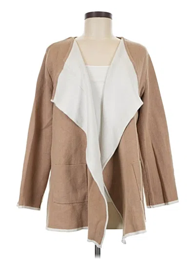 Pre-owned Alfani Cardigan Sweater In Brown