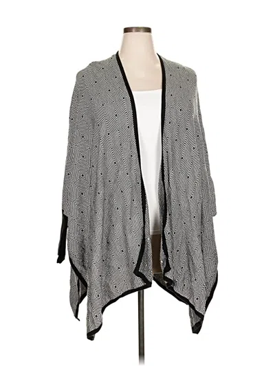 Pre-owned Alfani Cardigan Sweater In Gray