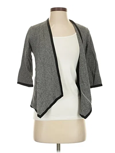 Pre-owned Alfani Cardigan Sweater In Gray