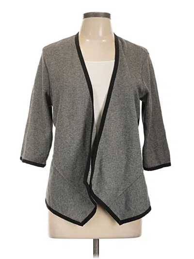 Pre-owned Alfani Cardigan Sweater In Gray