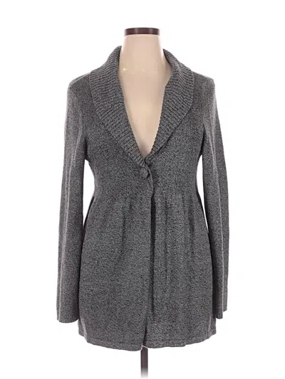 Pre-owned Alfani Cardigan Sweater In Gray