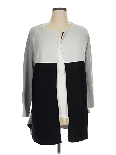 Pre-owned Alfani Cardigan Sweater In Gray