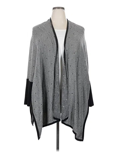 Pre-owned Alfani Cardigan Sweater In Gray
