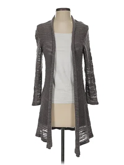 Pre-owned Alfani Cardigan Sweater In Gray