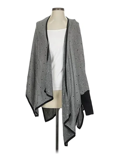 Pre-owned Alfani Cardigan Sweater In Gray