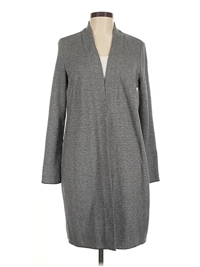 Pre-owned Alfani Cardigan Sweater In Gray