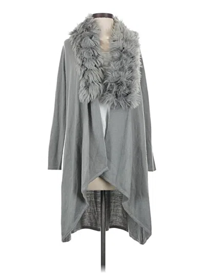 Pre-owned Alfani Cardigan Sweater In Gray