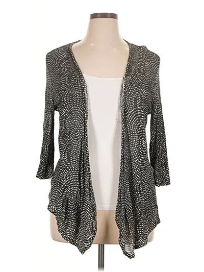 Pre-owned Alfani Cardigan Sweater In Gray