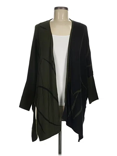 Pre-owned Alfani Cardigan Sweater In Green