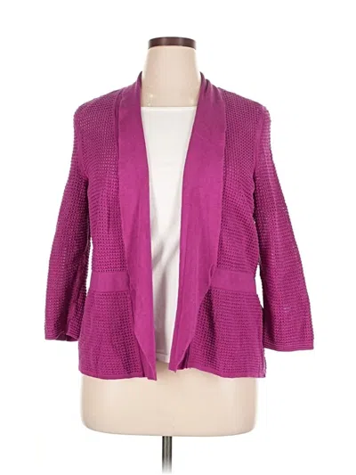 Pre-owned Alfani Cardigan Sweater In Pink