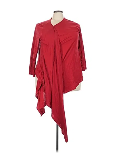 Pre-owned Alfani Cardigan Sweater In Red