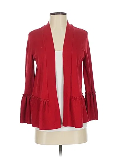 Pre-owned Alfani Cardigan Sweater In Red