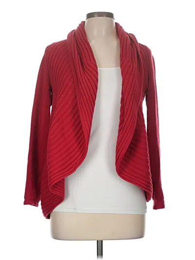 Pre-owned Alfani Cardigan Sweater In Red