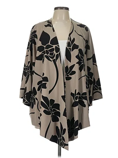 Pre-owned Alfani Cardigan Sweater In Tan