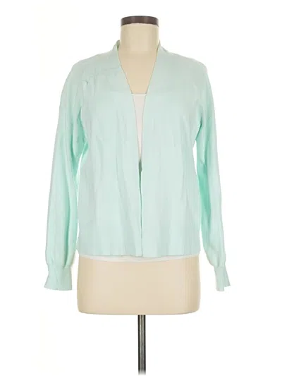 Pre-owned Alfani Cardigan Sweater In Teal