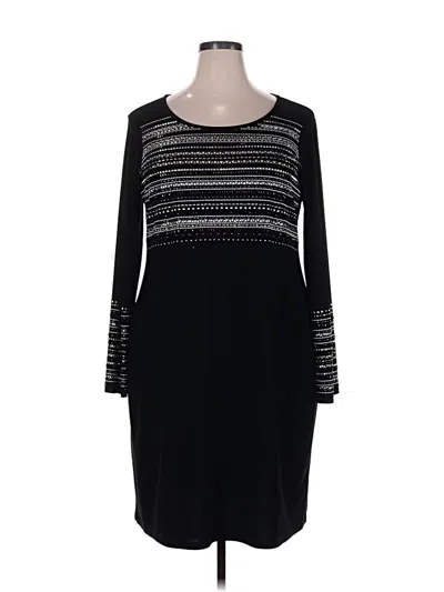 Pre-owned Alfani Casual Dress In Black