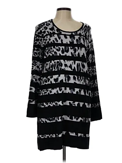 Pre-owned Alfani Casual Dress In Black