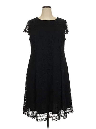 Pre-owned Alfani Casual Dress In Black