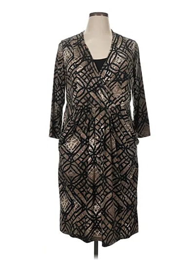 Pre-owned Alfani Casual Dress In Brown