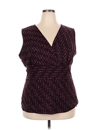 Pre-owned Alfani Casual Dress In Burgundy