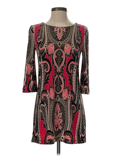 Pre-owned Alfani Casual Dress In Burgundy