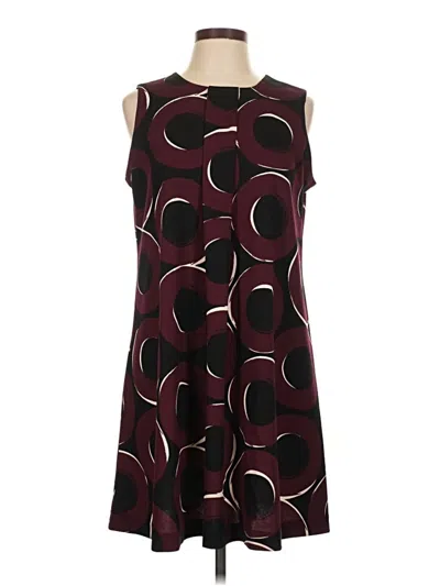 Pre-owned Alfani Casual Dress In Burgundy