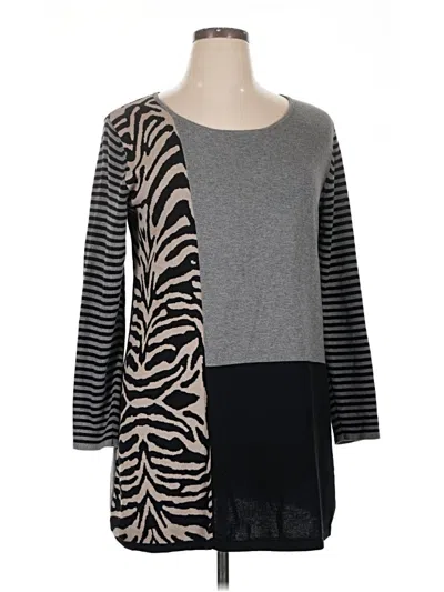 Pre-owned Alfani Casual Dress In Gray