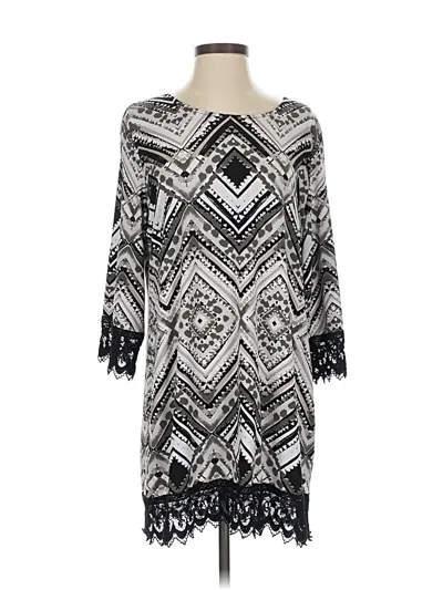 Pre-owned Alfani Casual Dress In Silver
