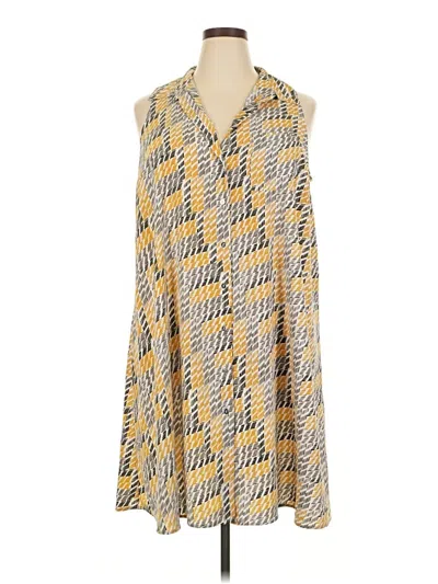 Pre-owned Alfani Casual Dress In Yellow