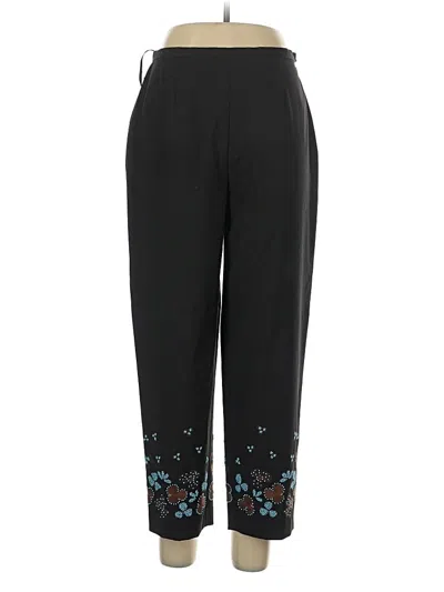 Pre-owned Alfani Casual Pants In Black