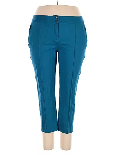 Pre-owned Alfani Casual Pants In Blue