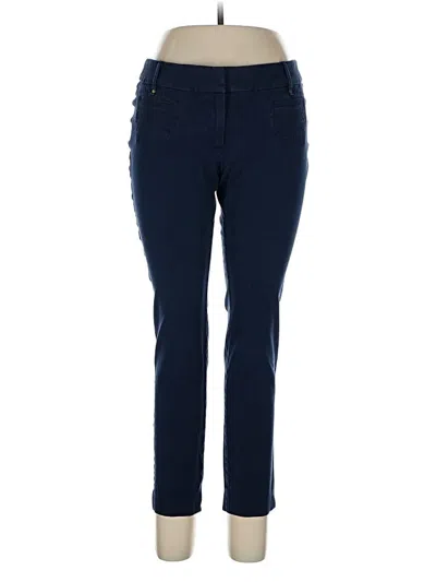 Pre-owned Alfani Casual Pants In Blue