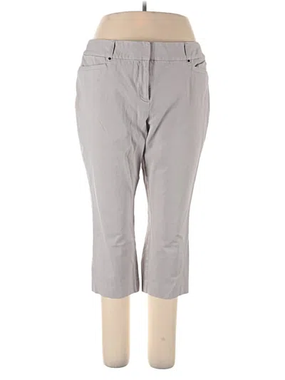 Pre-owned Alfani Casual Pants In Gray