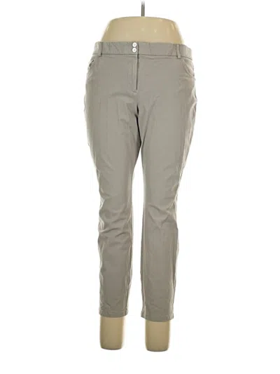 Pre-owned Alfani Casual Pants In Gray