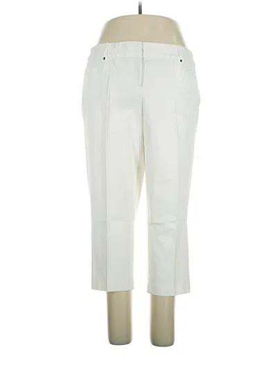 Pre-owned Alfani Casual Pants In White