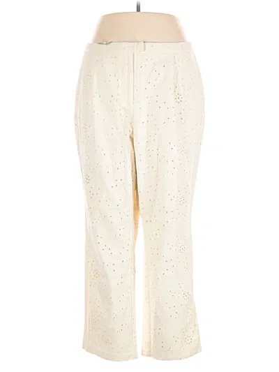 Pre-owned Alfani Casual Pants In White